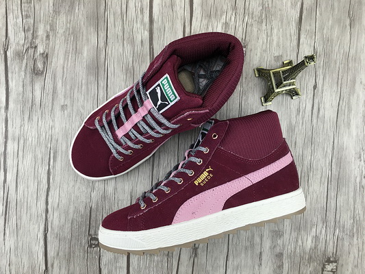 Puma Suede High-Top Women Skate Sneaker--007